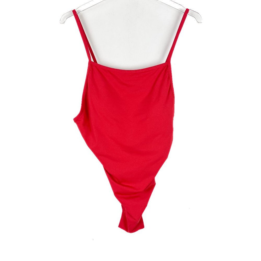 NWT Andie Swim The Paloma One Piece Swimsuit Flat Cherry Red Size XS TALL XST - Picture 2 of 11